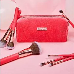 ست براش 10 تایی بی اچ کازمتیک همراه با کیف bh cosmetic bombshell