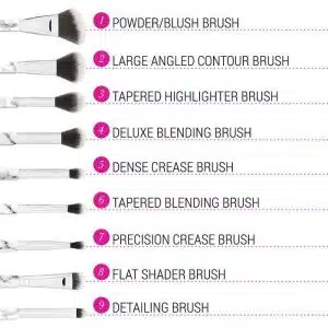 ست براش بی اچ کازمتیک اصل bh cosmetic MARBLE luxe 10 pcs brush