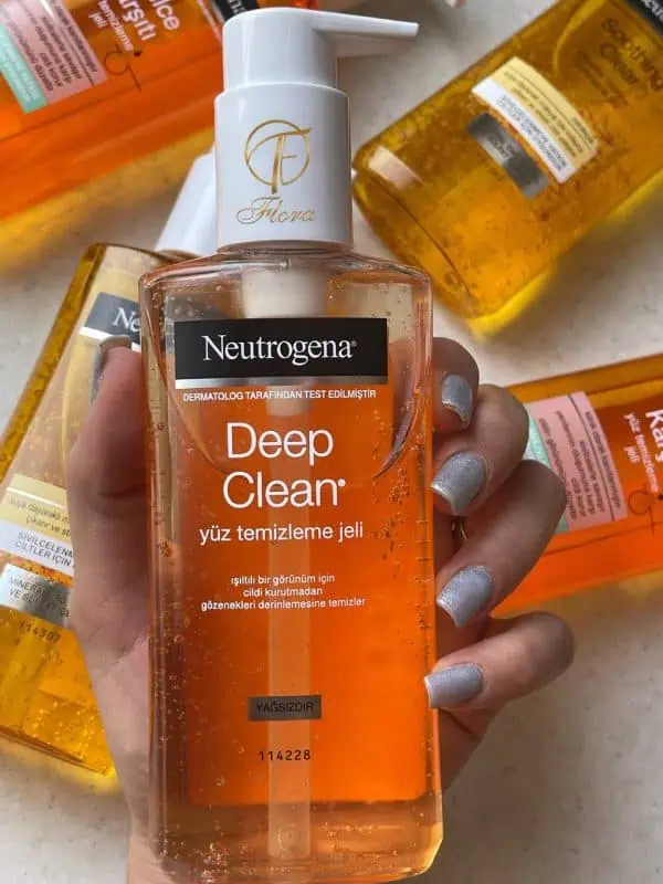 ژل شوینده صورت ضدآکنه نوتروژینا neutrogena deep clean - تصویر 1