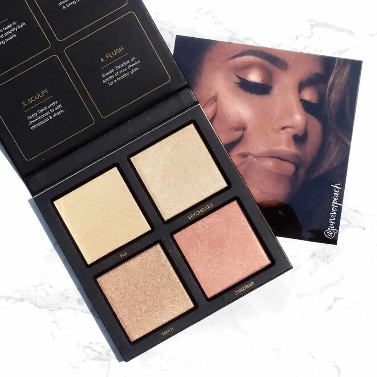 پالت هایلایتر 3D هدی بیوتی 3 HUDA BEAUTY 3D Highlight Palette