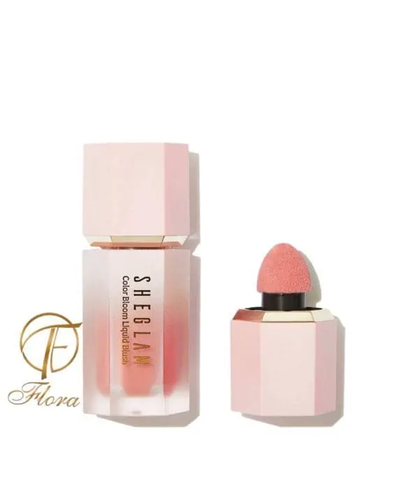 رژگونه مایع کالر بلوم لیکوئید شیگلم مدل sheglam hush hush blush - تصویر 1