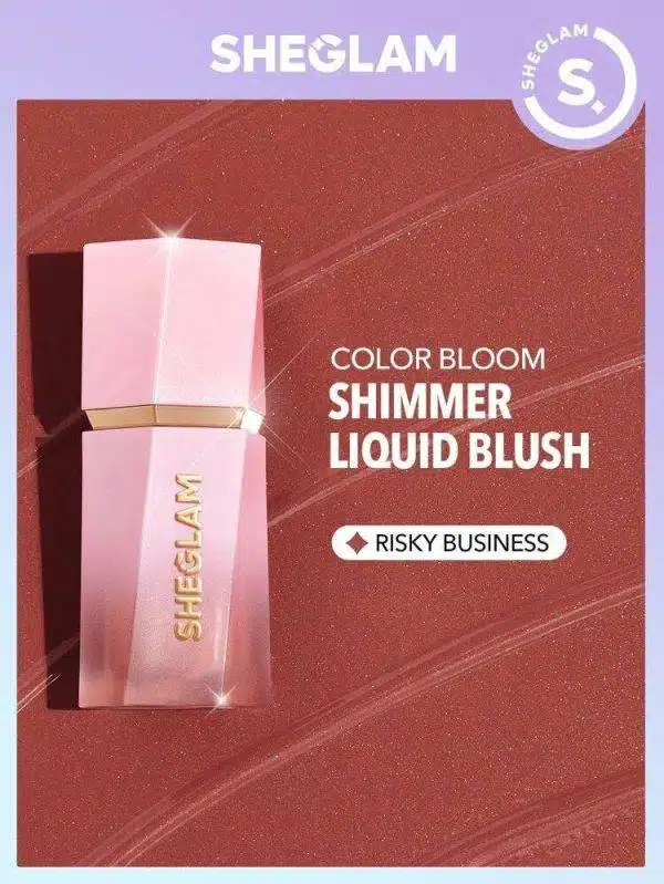 رژگونه مایع کالر بلوم لیکوئید شیگلم مدل sheglam risky business - تصویر 4
