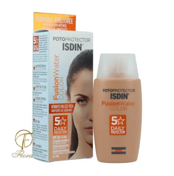 ضد آفتاب فیوژن واتر SPF50 رنگی ایزدین