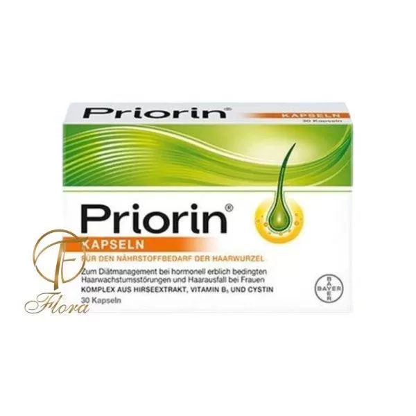 قرص پریورین ضدریزش مو ارثی و هورمونی بایر اصل المانpriorin - تصویر 1
