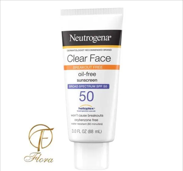 لوسیون ضد آفتاب و ضدجوش نوتروژینا neutrigena Clear Face Breakout Free Oil-Free Sunscreen SPF 50
