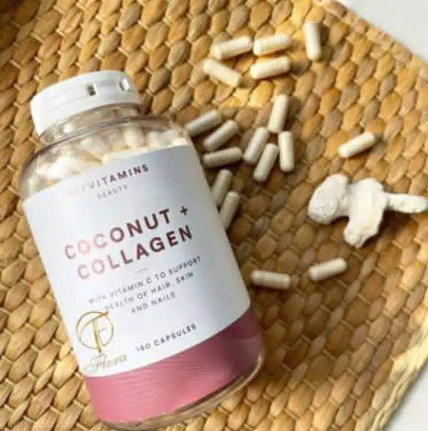 قرص کوکونات کلاژن مای ویتامینز 180عدد My vitamins coconut collagen - تصویر 3