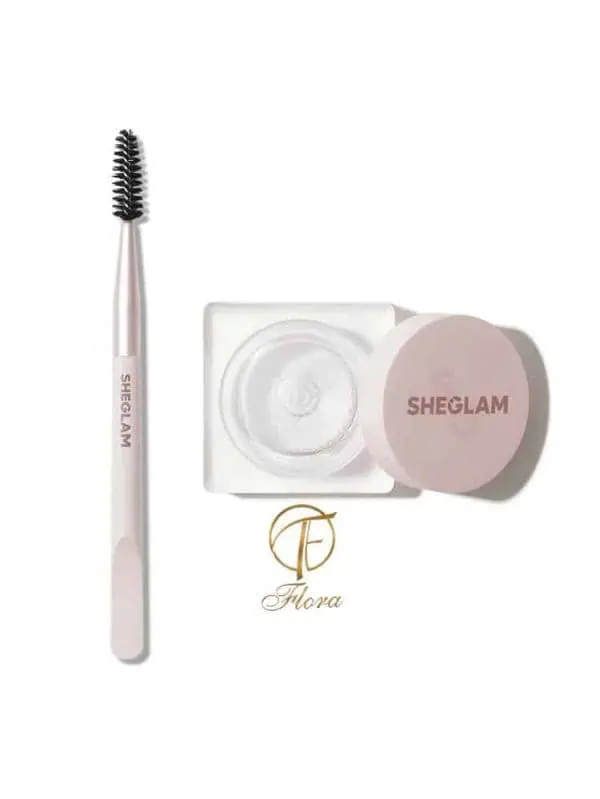 ژل ابرو کاسه ای+براش  شیگلم SHEGLAM set me up hold - تصویر 1