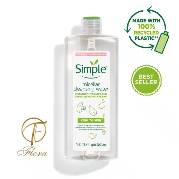 میسلار واتر انواع پوست سیمپل  Kind to Skin Micellar Cleansing Wate(اصل)400mil - تصویر 1