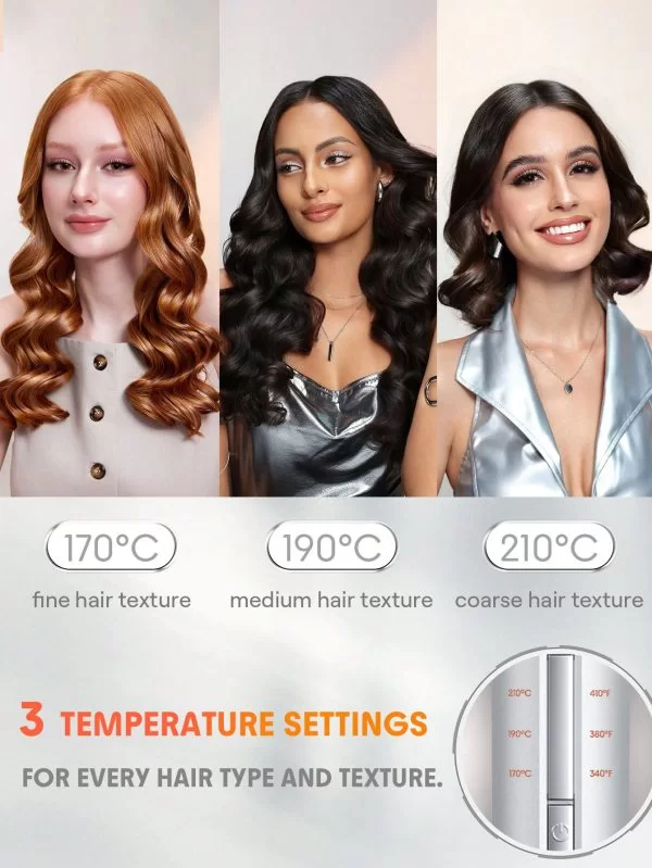 دستگاه کرلی مو اتوماتیک چرخشی شیگلم Sheglam سایز 25mm(اصل) - تصویر 3