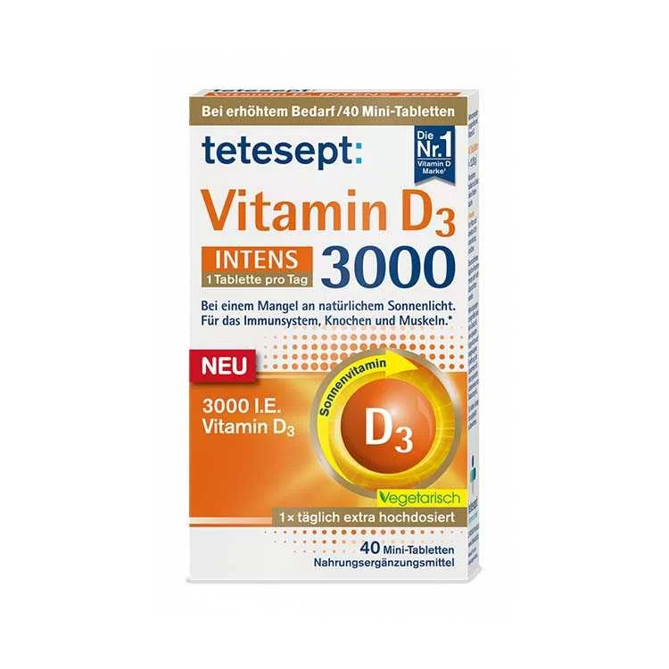 قرص ویتامین D3 3000 تتسپت