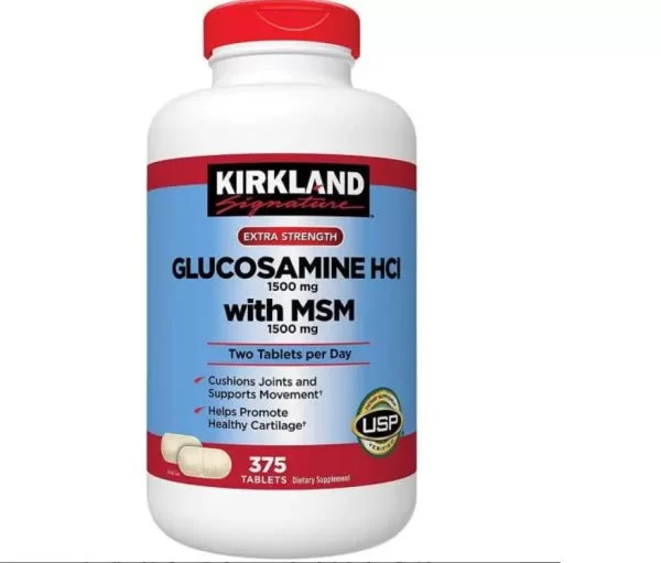 قرص گلوکوزامین کرکلند غضروف ساز و تقویت کننده مفاصل 375 عددی - تصویر 1