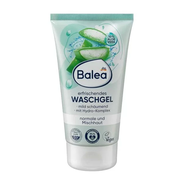 ژل شستشوی صورت پوست نرمال باله آ مدل Aloe Vera