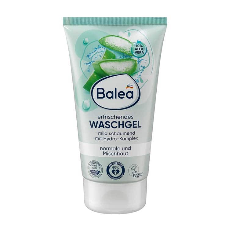 ژل شستشوی صورت پوست نرمال باله آ مدل Aloe Vera