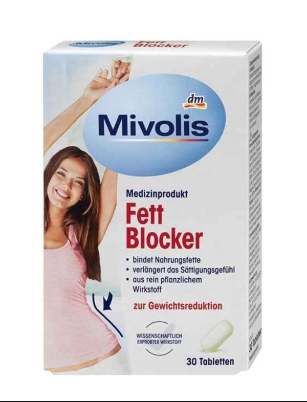 قرص لاغری و مسدود کننده چربی گیاهی فت بلوکر میولیس 30 عددی - تصویر 1