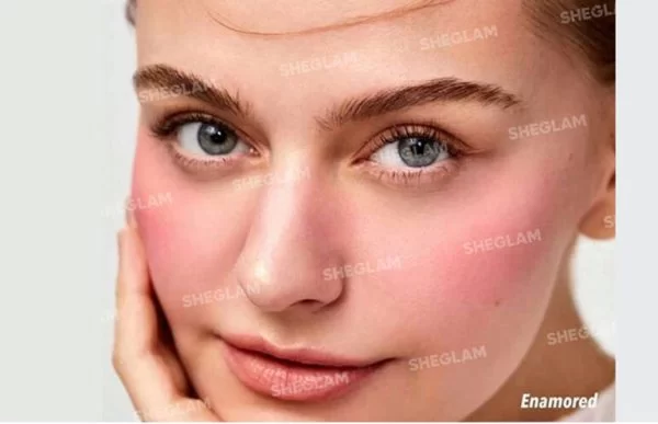 پالت رژگونه سه رنگ شیگلم مدل سوئیت چیکز رنگ Enamored - تصویر 2
